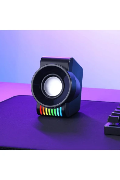 Redragon KAGE GS514 RGB 3W x 2 Kablolu 2.0 Stereo Gaming Hoparlör - 3