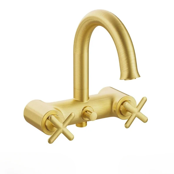Vitra Origin Classic Banyo Bataryası, Fırçalı Altın A4289325