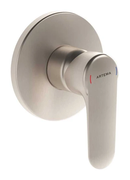 Artema Root Round Ankastre Duş Bataryası Fırçalı Nikel (Sıva Üstü Grubu) A4272834