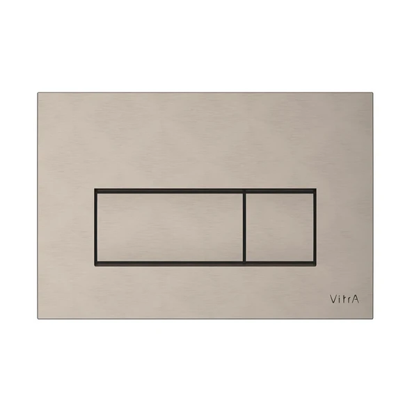 Vitra Root Square Kumanda Paneli,Fırçalı Nikel 740-2395