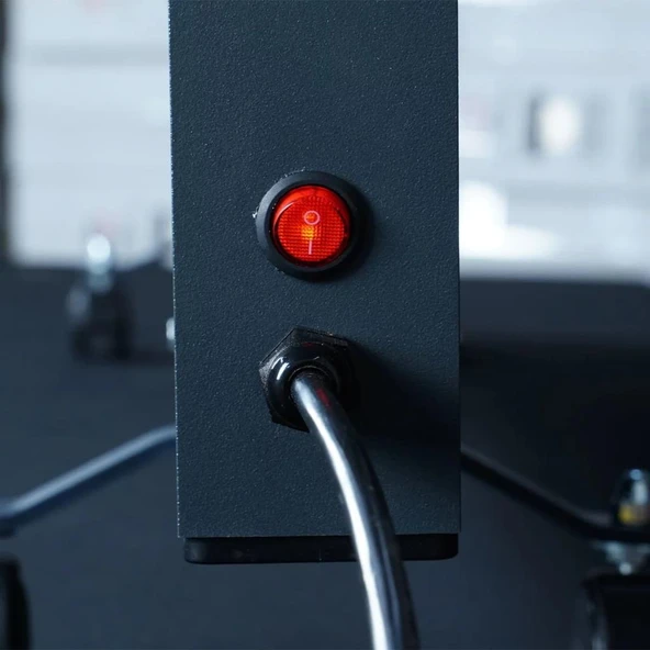 MirKraft 870×500 Termostat Kontrollü Elektirikli Radyatör Petek Isıtıcı - Antrasit - 4