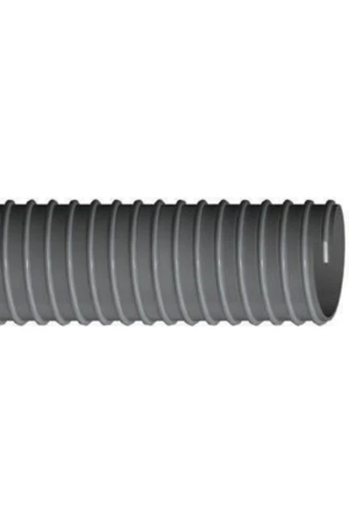Gri Hava-Duman Toz Emiş Hortumu (203mm) (8''inch) (10Metre)