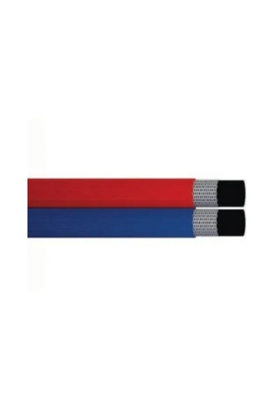 Kaynak Oksijen ve Asetilen Hortumu Kırmızı(6mm)(1/4'')(100Metre)