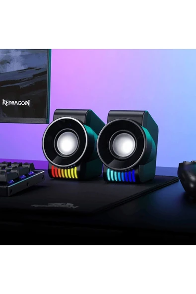 Redragon KAGE GS514 RGB 3W x 2 Kablolu 2.0 Stereo Gaming Hoparlör