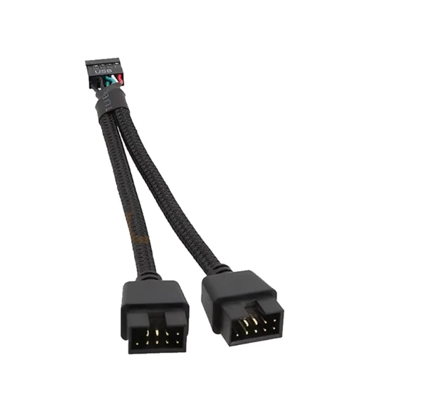 ANAKART USB ÇOKLAYICI 2.0 9 PİN BAŞLIK HUB SPLİTTER ADAPTÖRÜ DÖNÜŞTÜRÜCÜ - 4