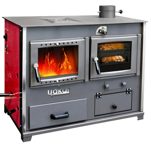 Yakar 401 25kW Fırınlı Kat Kalorifer Sobası ürün görseli 1