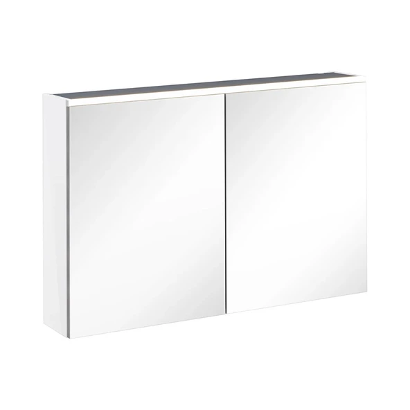 Vitra Core Dolaplı Ayna Üstten Aydınlatmalı, 100 Cm, Parlak Beyaz 67621