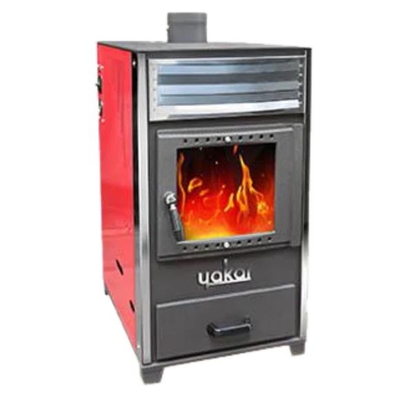 Yakar 302/A Eşanjörlü 25kW Katı Yakıtlı Kat Kalorifer Sobası - Resim 2