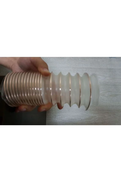 Poliüretan Bakır Telli Şeffaf Hortum 120mmx3 Mt Pu 070 Toz Talaş Emiş