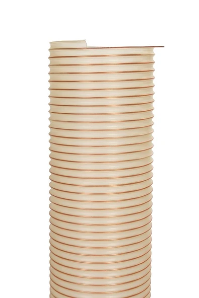 Poliüretan Bakır Telli Şeffaf Hortum 60mmx3mt Pu 070 Toz Talaş Emiş - Resim 3