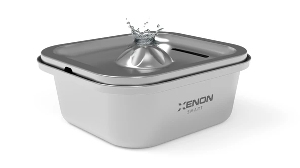 Akıllı Kedi Mama Kabı, Sessiz Otomatik Çelik Su Pınarı ve Filtre Seti - Resim 6