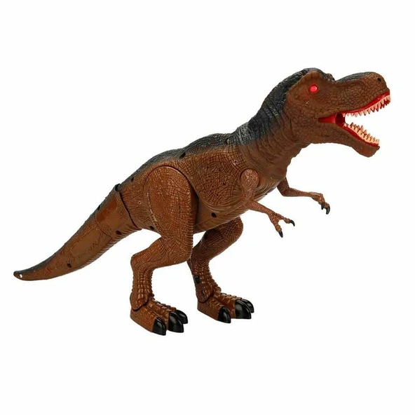 1982 Infrared Kumandalı Sesli ve Işıklı Hareketli Dinozor - - 4