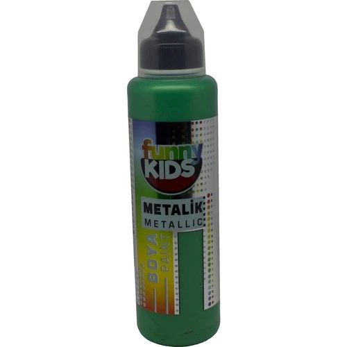 Funny Kıds Metalik Boya 500 cc Yeşil  (2330 ) ürün görseli 1