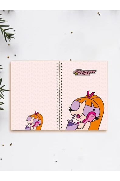 Powerpuff Gils Defter Spiralli A5 96 Yaprak Çizgisiz Defter PYTKDFTR406 ürün görseli