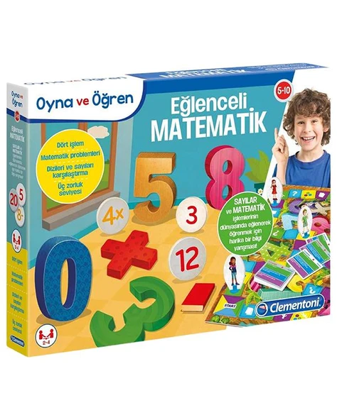 Clementoni Oyna ve Öğren Eğlenceli Matematik 64808