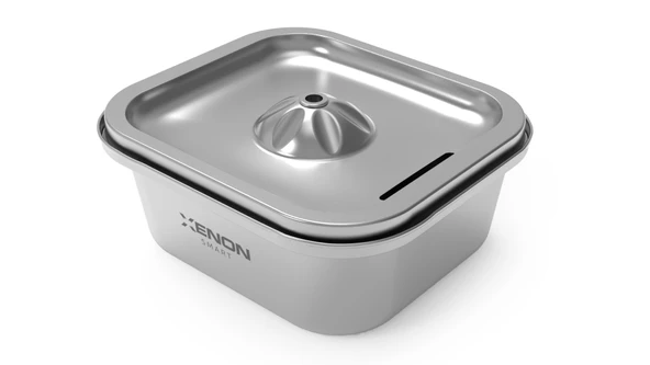 Akıllı Kedi Mama Kabı, Sessiz Otomatik Çelik Su Pınarı ve Filtre Seti - Resim 5