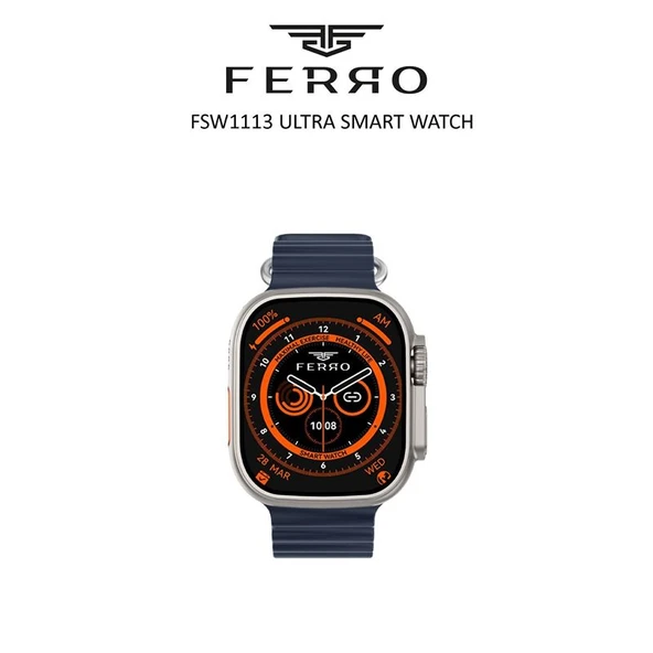 Ferro Ultra Android Ve Ios Uyumlu Akıllı Saat FSW1113-QW