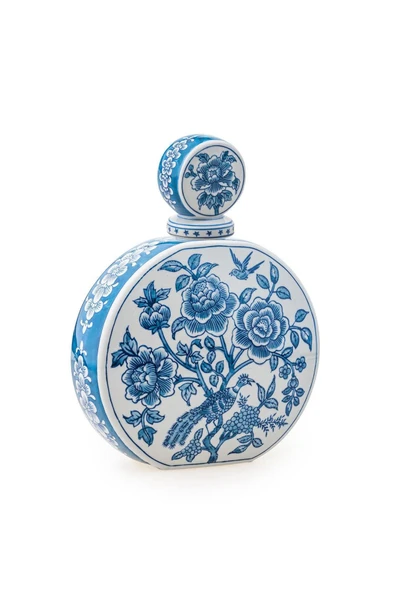 The Mia Dekoratif Küp Vazo Mavi 26x13x33 cm - Resim 3