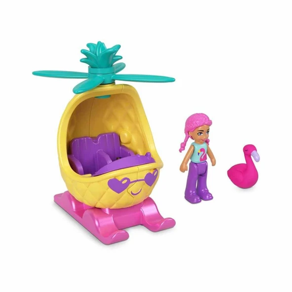 HKV55 Polly Pocketın Muhteşem Araçları Oyun Setleri - Resim 5