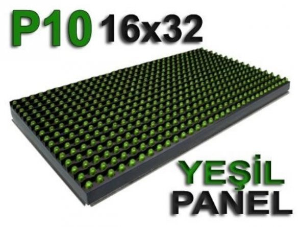 P 10 PANEL YEŞİL DIŞ ORTAM 16X32