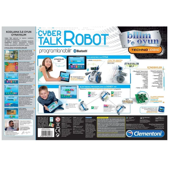 64447 Cyber Talk Robot - Robotik Laboratuvarı +8 yaş - Resim 6