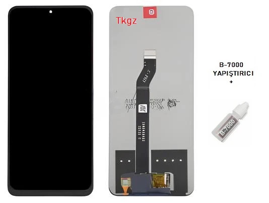 Huawei Nova Y90 Uyumlu Lcd Ekran Dokunmatik SERVİS Orijinali + B-7000 ürün görseli 1