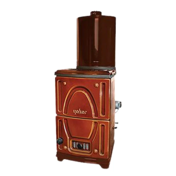 Yakar YS02 Boylerli 16kW Majolik Kat Kalorifer Sobası ürün görseli 1