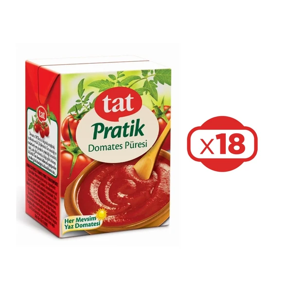 Tat Domates Püresi 200 ml x 18 Adet