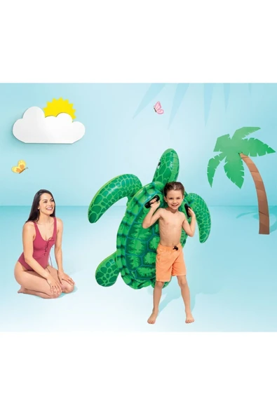Intex Kaplumbağa Binici-Şişme-Deniz&Havuz 150x127 cm 3+Yaş - 2