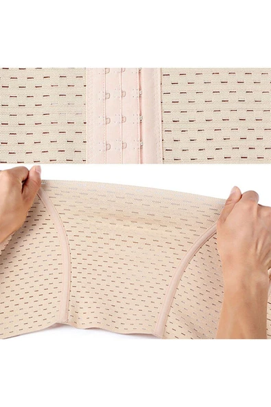 Şekillendirici Ve Sıkılaştıcı Hamile 2 Beden Inceltici Dik Duruş Destekli Balenli Lohusa Korse - 8