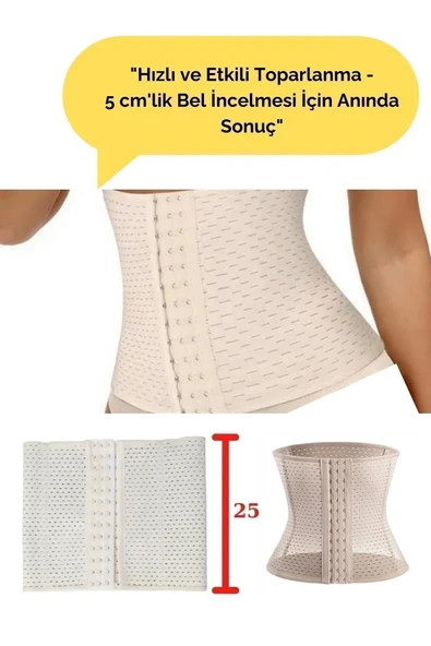 Şekillendirici Ve Sıkılaştıcı Hamile 2 Beden Inceltici Dik Duruş Destekli Balenli Lohusa Korse - 2