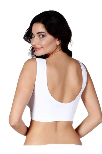 Kalın Askılı Toparlayıcı Dikişsiz Seamless Büstiyer Kalın Askılı Toparlayıcı büstiyer - 3