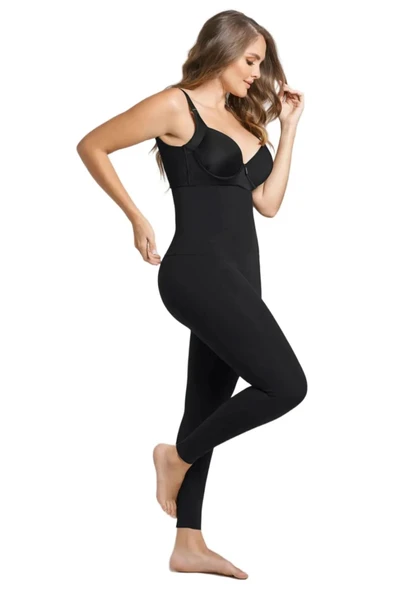 ki Beden Incelten Ve Sıkılaştıran Yüksek Bel Korse Tayt - 7