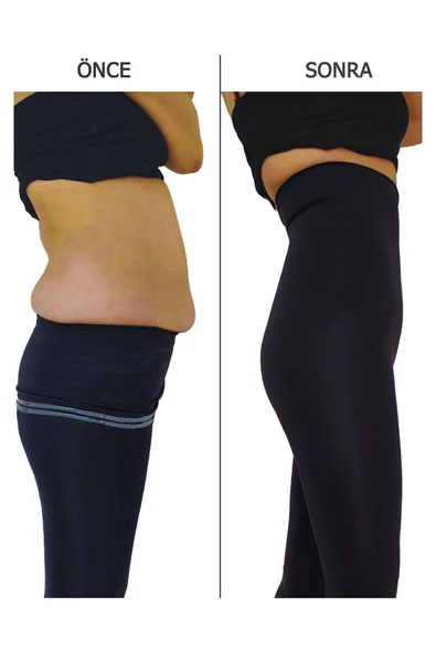 ki Beden Incelten Ve Sıkılaştıran Yüksek Bel Korse Tayt - 2