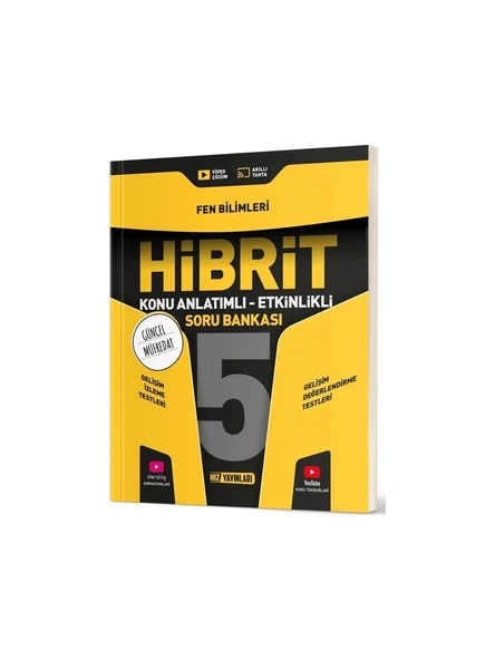 Hız Yayınları 5. Sınıf Fen Bilimleri Hibrit Konu Anlatımlı Soru Bankası
