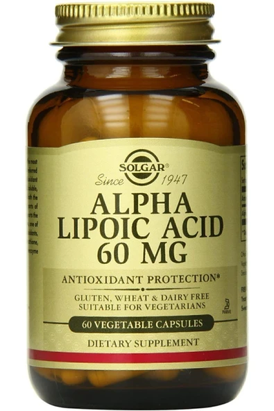 Alpha Lipo Acid 60 Mg 60 Kapsül