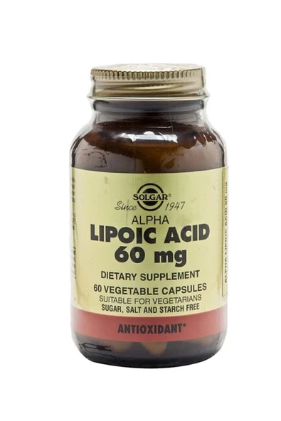 Alpha Lipoic Acid 60  mg 60 Kapsül ürün görseli