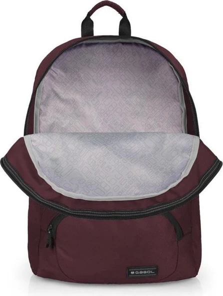 Gabol Okul Sırt Çantası Kalemlik Seti Bordo 25L GB.233758 - Resim 3
