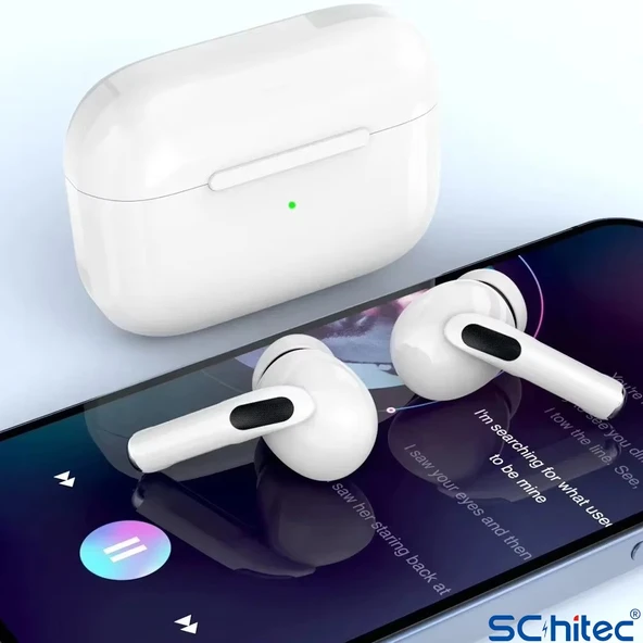 ScHitec Air Pro 2 ANC Bluetooth 5.0 Dokunmatik Kablosuz Kulaklık Kılıf ve İp Hediyeli YK11 - 6