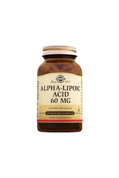 Alpha Lipoic Acid 60 Mg 60 Tablet ürün görseli