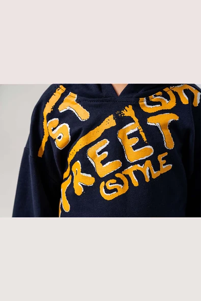 Su Geçirmez Astarlı Kapüşonlu 3 Parça Erkek Çocuk Yelekli Takım - 3