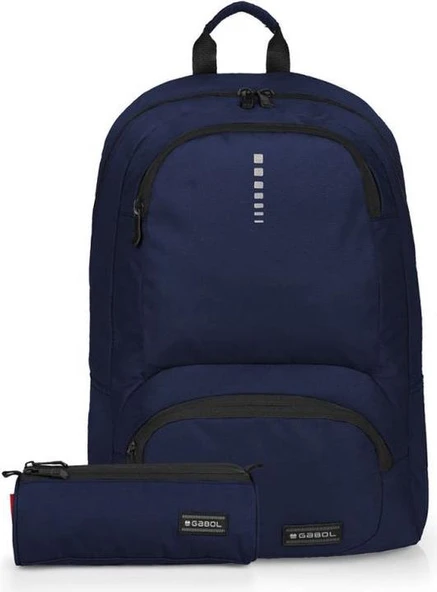 Gabol Okul Sırt Çantası Kalemlik Seti Lacivert 25L GB.233758 ürün görseli