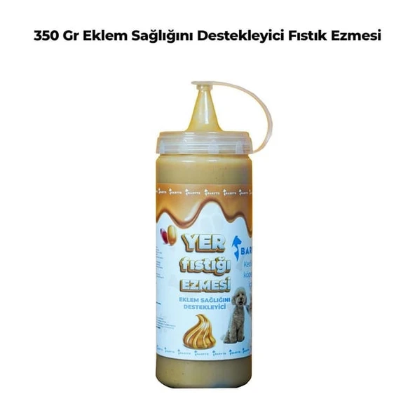 Fıstık Ezmesi Eklem Sağlığını Destekleyici  350 Gram %100 Doğal kedi Köpek Ödül Maması