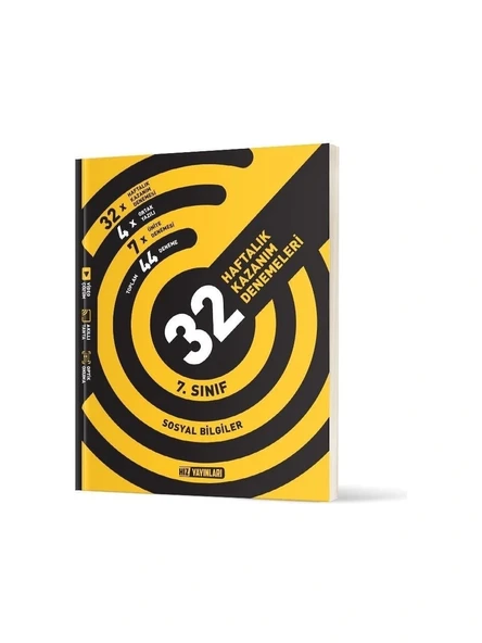 Hız Yayınları 7. Sınıf Sosyal Bilgiler 32 Haftalık Kazanım Demeleri ürün görseli