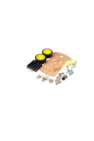 Emes Robotik Engelden Kaçan 2wd Robot Araba Kiti C1 - 5