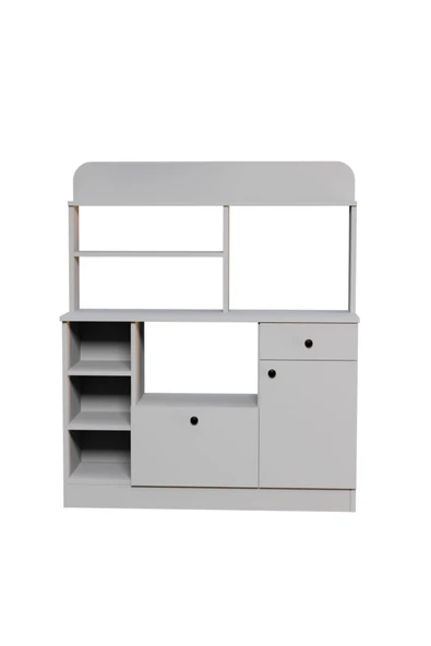 Evdemo Latte Çok Amaçlı Dolap Kahve Köşesi Beyaz - 5