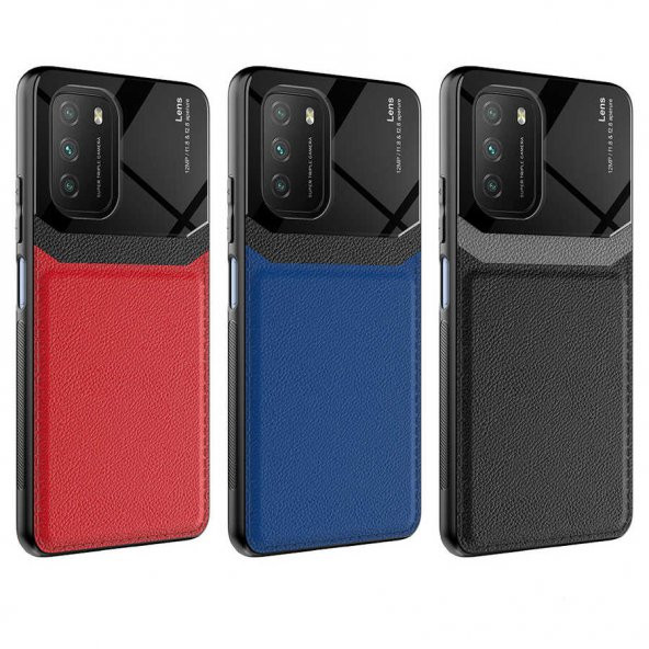 Xiaomi Redmi Note 9 4G Kılıf Zore Emiks Deri Görünümlü Kılıf - Resim 5