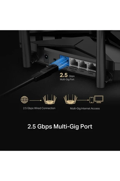 TP-Link Mercusys MR90X AX6000 8-Stream WiFi 6 Router - 6