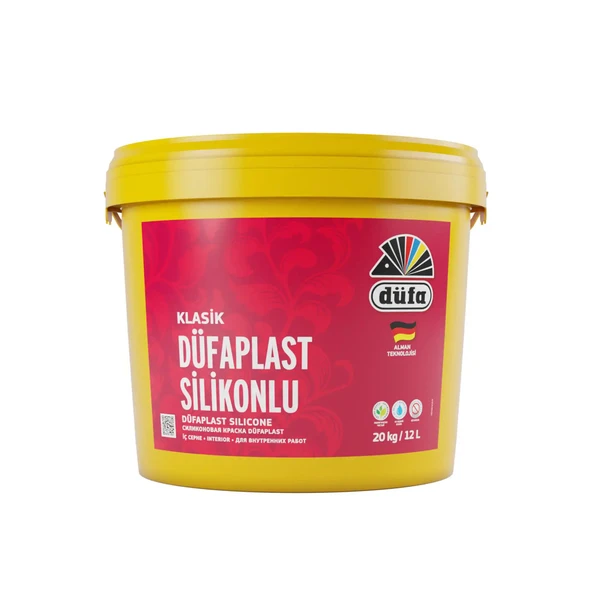 Düfa Klasik Düfaplast Silikonlu İç Cephe Duvar Boyası 6565 Alfa 12 l
