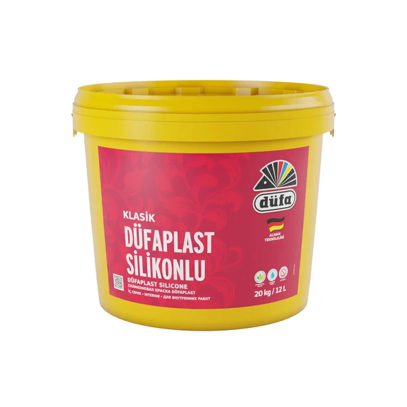 Düfa Klasik Düfaplast Silikonlu İç Cephe Duvar Boyası 5050 Mine 12 l - 2